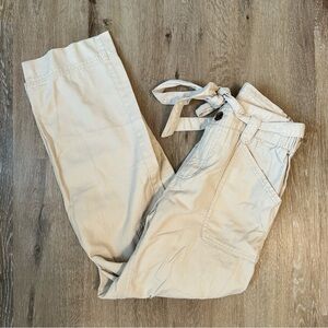 Old Navy Women's Cream Straight Leg Pants